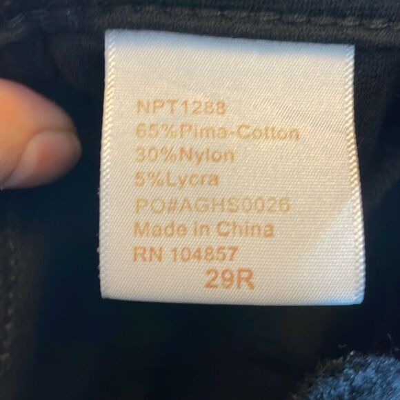 Ag Adriano Goldschmied The Legging Super Skinny Fit Black Skinny Jeans size 29R - Picture 11 of 14